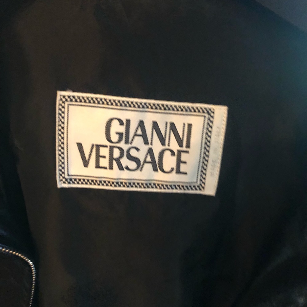 Versace Leather Jacket - image 4